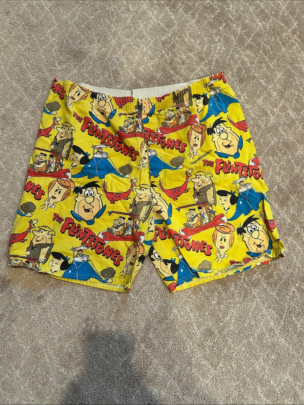 The Flintstones Yellow Men's Boxer Shorts
